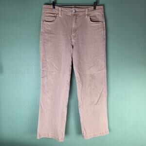 Kut From The Kloth Womens Pattie High Rise Straight Leg Jeans Size 10 Blush